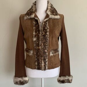 Women’s High Quality Blazer, Front and Back body Genuine Leather. More as S size